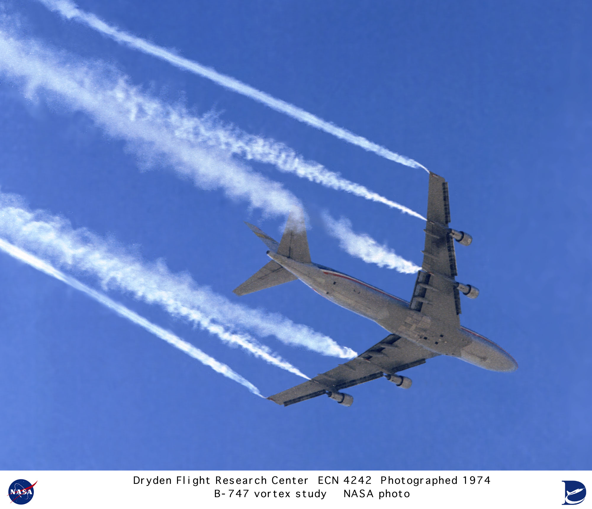 Chemtrails from wing tips