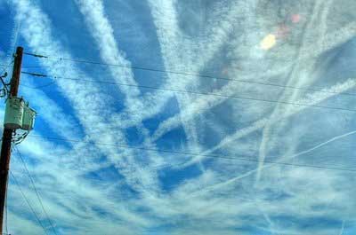 Chemtrails covering the shy