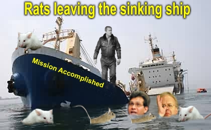 The Rats Deserting the ship. Again there's no Great lose.