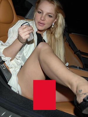 Britney, not very lady like.