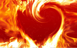 Love is a burning